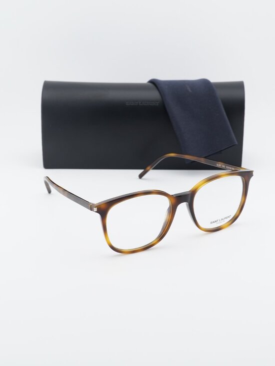 Saint Laurent SL307 003 Square Eyeglasses – Havana 52mm main image 8